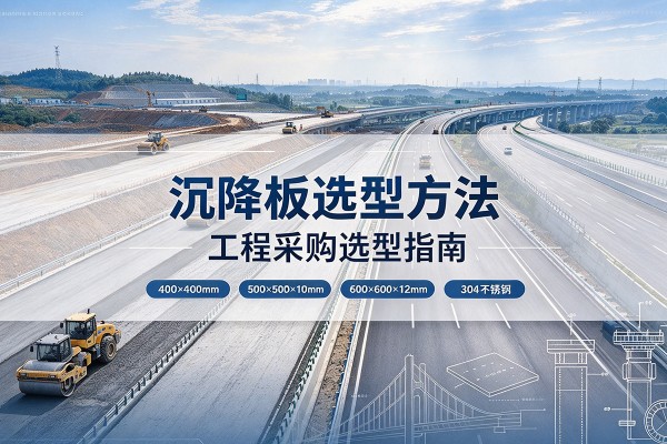 桃山沉降板选择方法