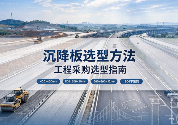 桃山沉降板选择方法